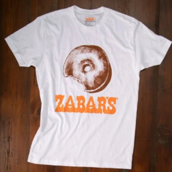 Zabar’s NYC Bagel Modern Retro Graphic Tee - Picture 1 of 4